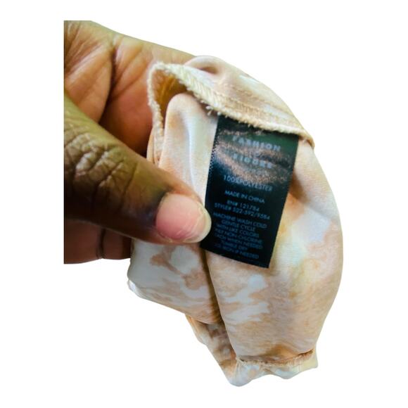 Fashion To Figure Womens Ruffle Balloon Long Sleeve Belted Mini Dress Yellow 4 - Picture 8 of 9